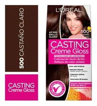 Comprar Tinte Para Cabello Castaño Claro 500 Casting Gloss Loreal