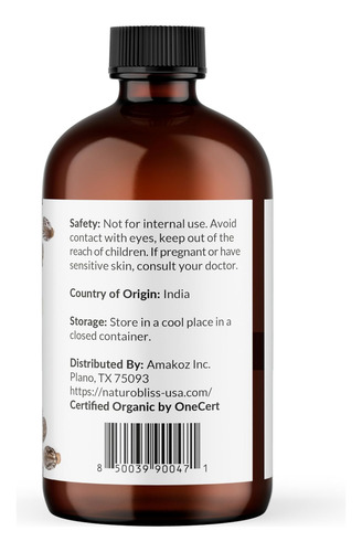 Aceite De Ricino Orgánico Natural 100% Puro Y Natural Grado