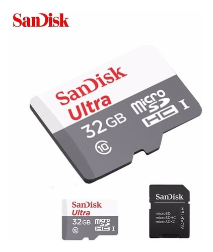 Cartão Micro Sd 32gb Ultra Classe 10 80mb/s Original C/ Nf