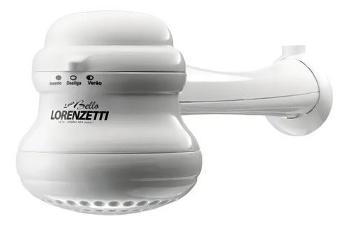 Chuveiro Elétrico De Parede Lorenzetti Loren Bello Ultra Branco 5500W 220V