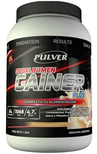 Gainer Pulver 1.5 Kg S/ Tacc Ganador De Peso Proteína Aminos