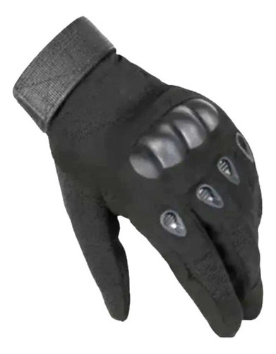 Guantes Tacticos Dedo Completo Negro Proteccion  Nudillos