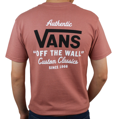 Playera Vans Holder St Classic T-shirt Vn0a3hzfcyy Pink