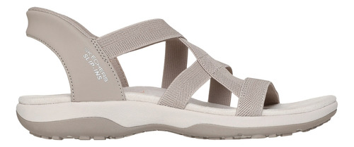 Sandalia Skechers 163460 Reggae Slim Stretch Gris Mujer / J