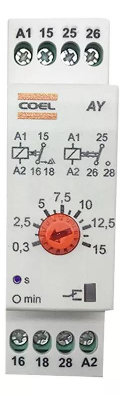 Terceira imagem para pesquisa de rele temporizador coel 220v