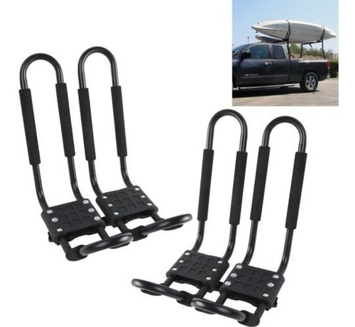 2 Pares Canoa Bote Kayak Portaequipajes Coche Suv Camión Por