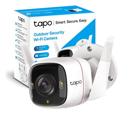 Camara De Seguridad 2k 4mp Qhd Para Exteriores Con Cable