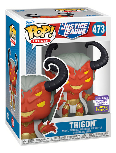 Funko Pop Justice League - Trigon #473 Exclusive Rds 2023