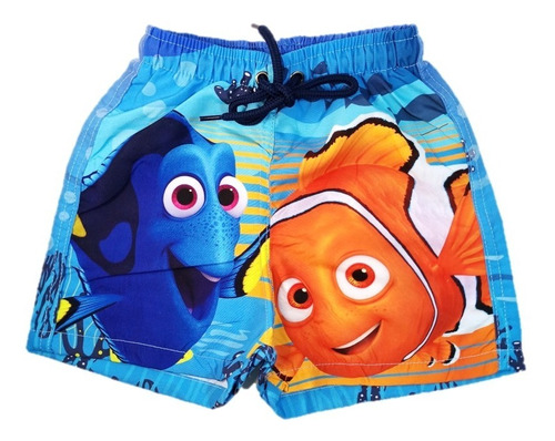 Malla Short De Baño Buscando A Nemo Y Marlin Pez Globo