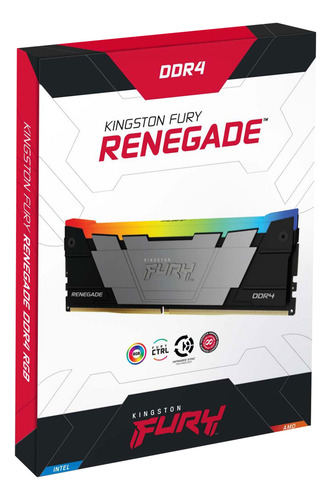 Memoria Ram Kingston Fury Renegade Rgb Ddr4 8gb 3200mhz