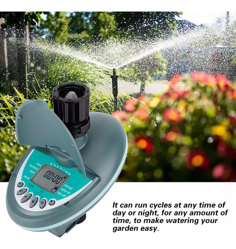 Temporizador De Agua Para Sistema De Riego De Jardines Y Cés