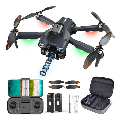 Dron Con Camara Para Adultos, Mini Dron 4k Uhd, Dron Fpv Ple