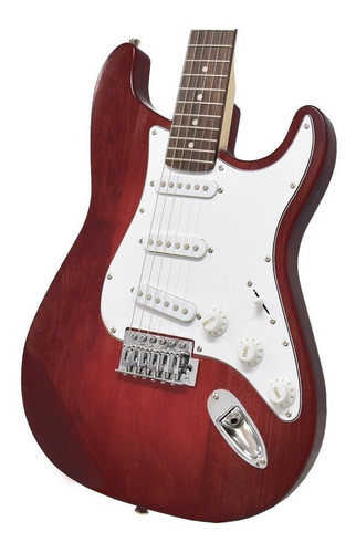 Imagen 4 de 10 de Guitarra Eléctrica Newen Stratocaster Strato St Rojo Palanca