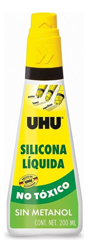 Silicona Liquida Uhu Pegamento Transparente X 200 MlPegamento Líquido UHU SILICONA LIQUIDA X200 ML