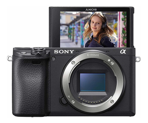 Camara Digital Mirrorless Sony A6400 Solo Cuerpo 4k Wifi Color Negro