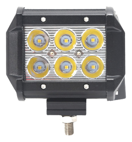 Faro Auxiliar 18w 6 Led Epistar Autos Motos Off Road