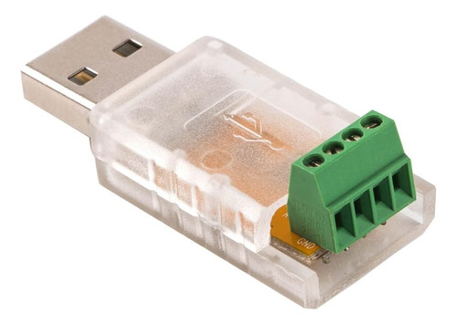 Adaptador/convertidor Rs485 Usb Con Chip Ftdi Transparente