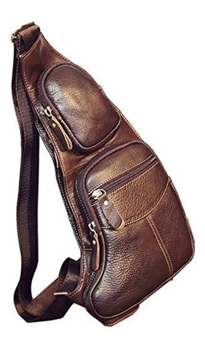 Mochila De Cuero Con Bandolera Para Hombre Y Mujer, Bandoler