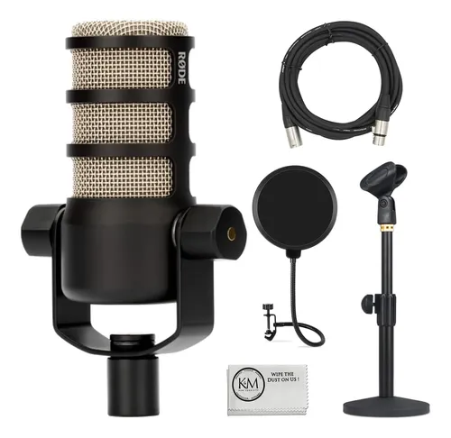 Micrófono Dinámico Para Podcasts Rode Filtro Pop - Xlr Podm | Cuotas ...