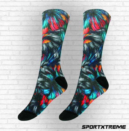 Meia Ciclismo Sublimada Feminina Sportxtreme Agra