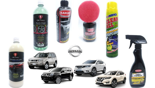 Kit De Limpieza Para Nissan X-trail 2006 Shampoo Con Cera