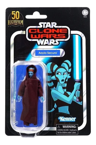 Star Wars Aayla Secura Vintage Collection Clone Wars 50 Años