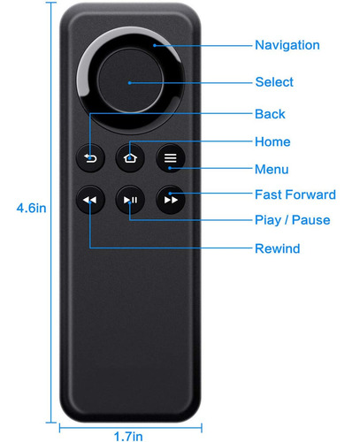 New Cv98lm Replacement Remote Control Suit For Amazon Fire T