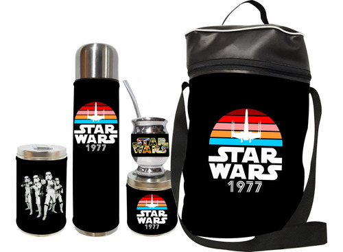 Set Matero Completo Equipo De Mate Star Wars. Ecocuero