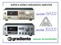 Comprar Manual Do Amplificador Gradiente Model 246 (cópia Colorida)