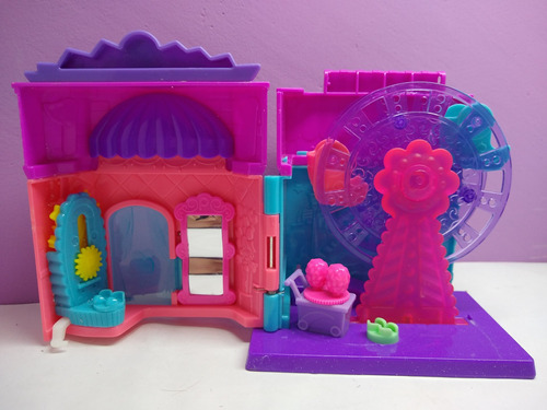 Set Polly Pocket Parque De Diversiones Tipo Bluebird