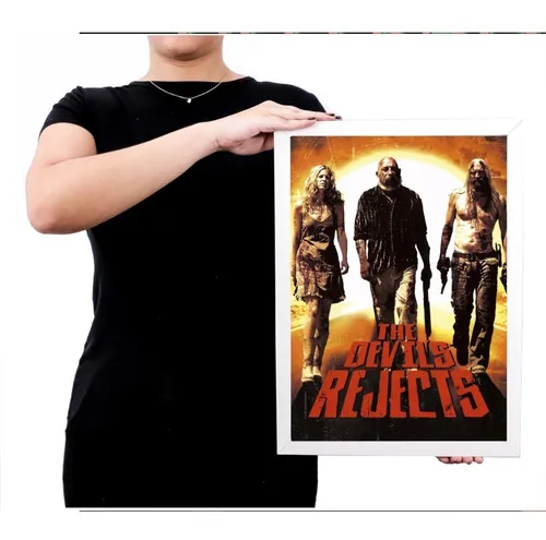 Quadro Poster C Moldura Terror Rejeitados Pelo Diabo Brc866