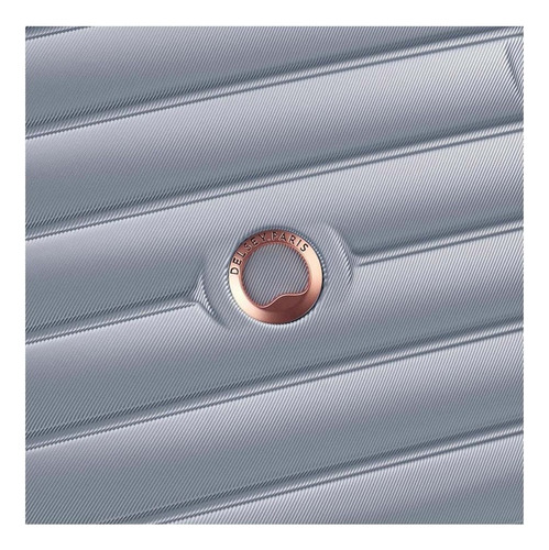 Maleta Mediana Expandible 66 Cm. Delsey Shadow 5.0 Color Plateado