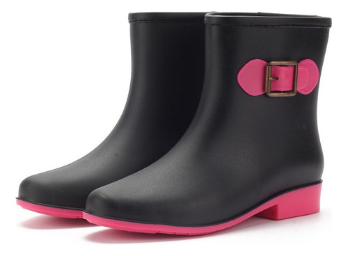 Botas De Lluvia Impermeables Antideslizantes Moda Para Dama