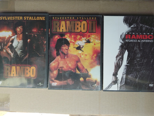 Oferta Lote 3 Dvd: Rambo Trilogía 1, 2, 3 