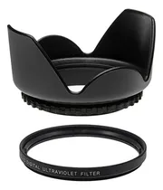 Comprar Filtro Uv De 77 Mm Y Parasol De Lente Tulip De 77 Mm Para Sigma 10-20 Mm F4-5.6 Ex Dc Hsm, Filtro Ultravioleta De 77 Mm Y Parasol De Lente De 77 Mm