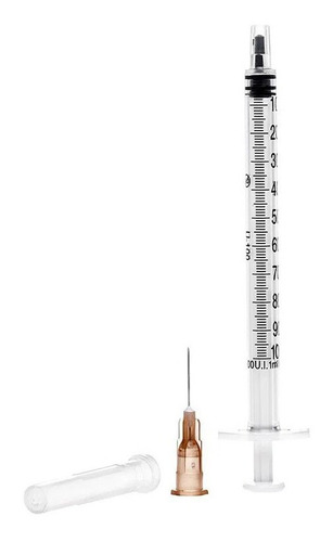 Seringa Insulina 01ml Com Agulha 13 X 0,45 26g C/100 Injex