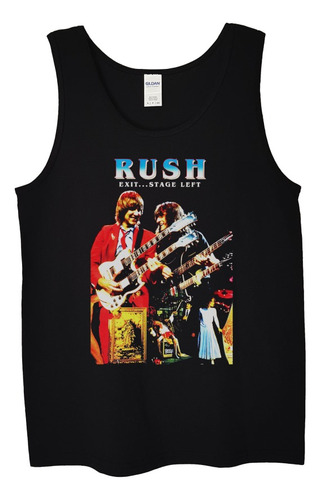 Polera Musculosa Rush Exit Stage Left Live Rock Abominatron