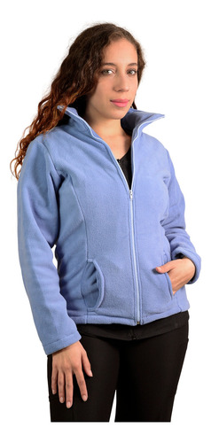 Chaqueta Micropolar Dama Modelo Estandar