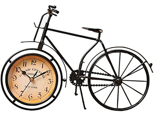 Neotend Reloj De Mesa Para Bicicleta Hecho A Mano De Metal V