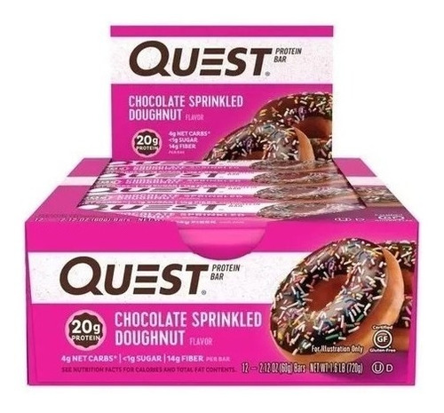 Suplemento Questbar Cookies Quest Bars Bar