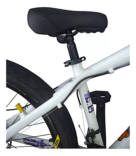 Bicicleta Gios 4 Trix/frx Evo Do Grau Aro Vmaxx 21v Branco Com Roxo 15 "