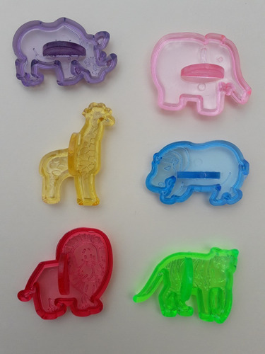 Kit Animales - 24 Moldes Por $ 100 Para Masa Tipo Play Doh