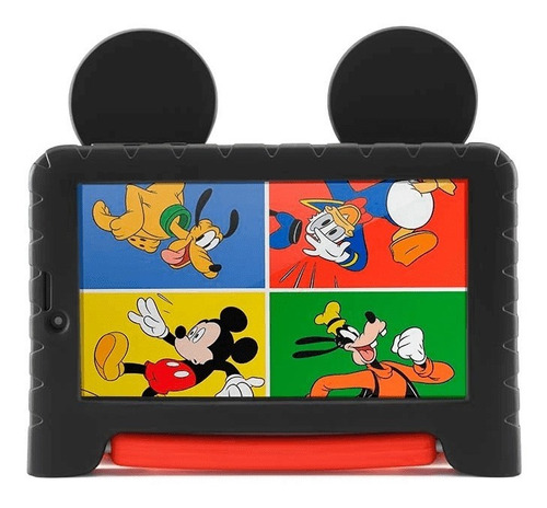 Tablet  Multilaser M7S Plus Mickey Mouse NB314 7" 16GB preto/vermelho e 1GB de memória RAM