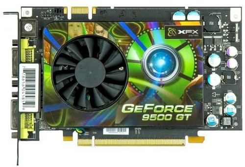 Placa de video Nvidia XFX  GeForce 9 Series 9500 GT PV-T95G-UDF3