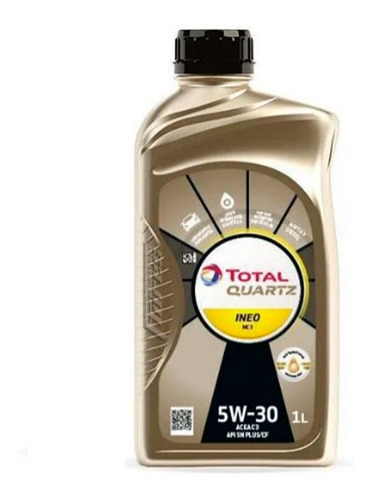 Aceite Total Quartz Ineo Mc3 5w30 Sintetico 1 Litro