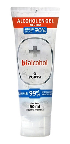 Bialcohol Gel Neutro Pomo X 90 Gr  Porta Medicinal