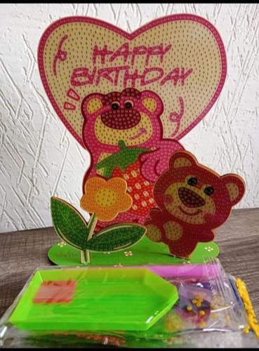Diamond Painting Figuras Madera, Lotso