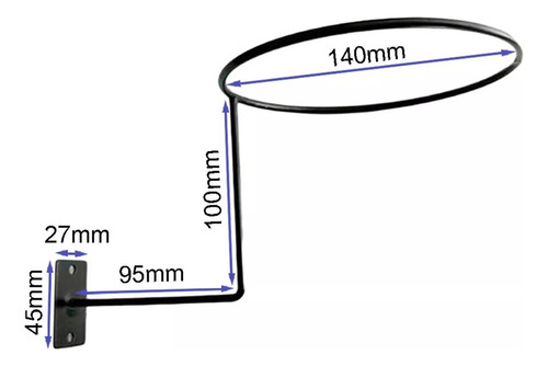 Soporte De Metal Para Colgar Sombreros En Pared, 3 Unidades