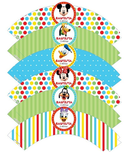 Kit Imprimible Mickey Y Sus Amigos - Decoración Y Candy