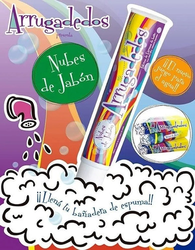 Imagen 5 de 9 de Combo Pastillas Arrugadedos + Nubes Jabon P/ Bañera Agua Ed